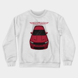 Jeep Grand Cherokee Trackhawk - Velvet Red Crewneck Sweatshirt